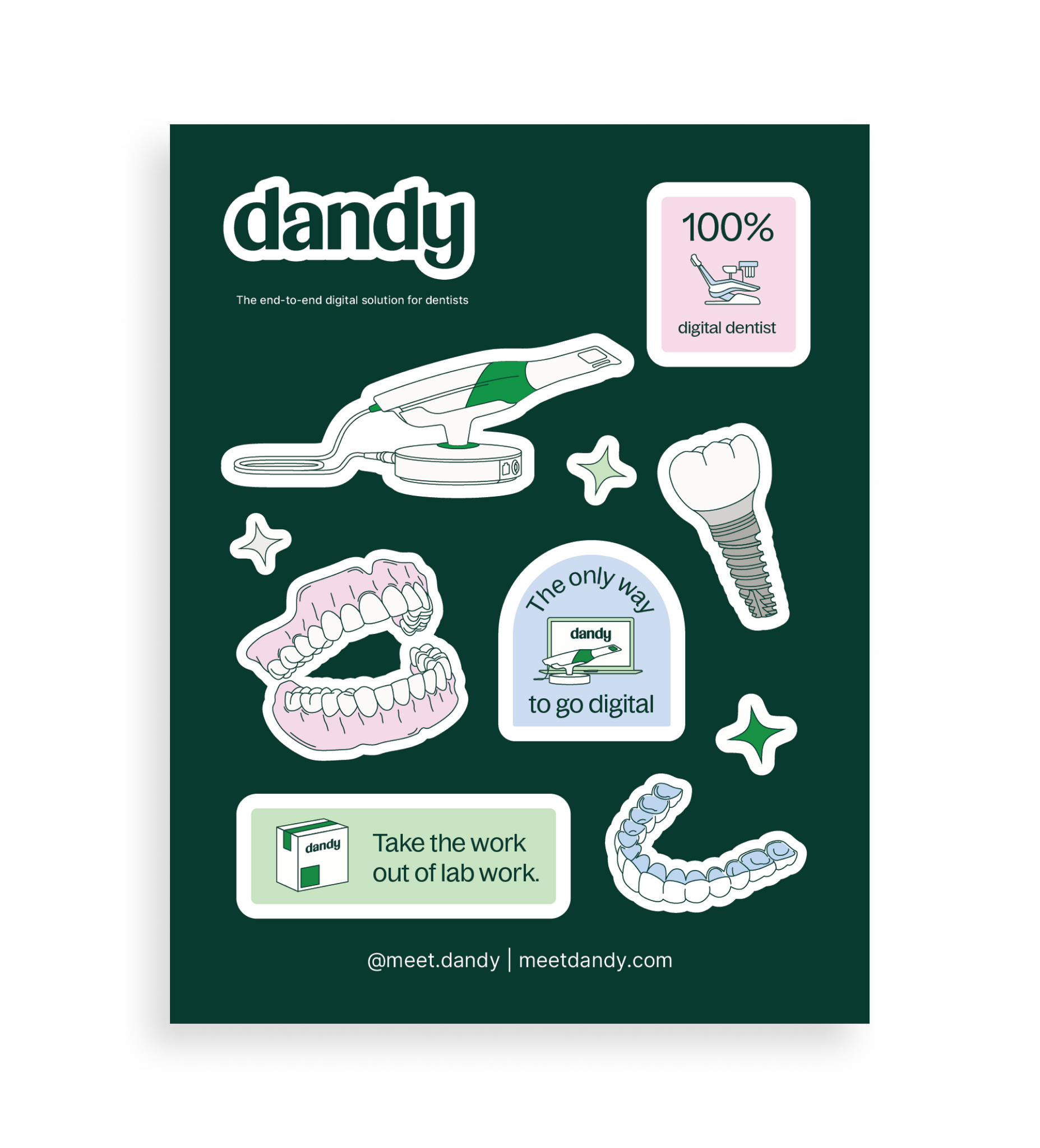 Dandy Sticker Sheet – Shopmeetdandy